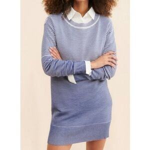 Daily Practice Anthropologie Small Ottoman Active Striped Ribbed Dress